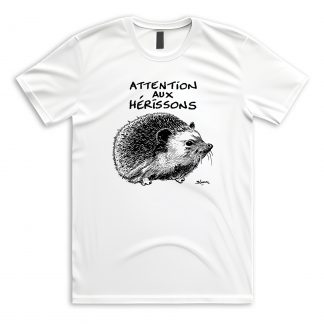 T-shirt "Attention aux hérissons"