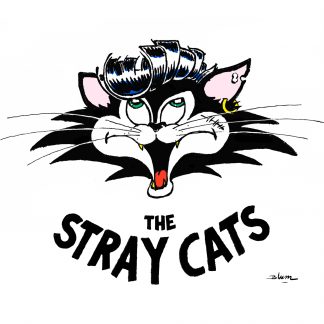 Stray Cats original logo poster