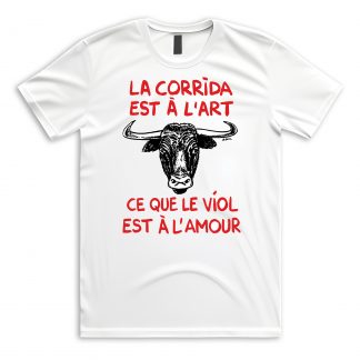 T-shirt "La corrida est à l'art"